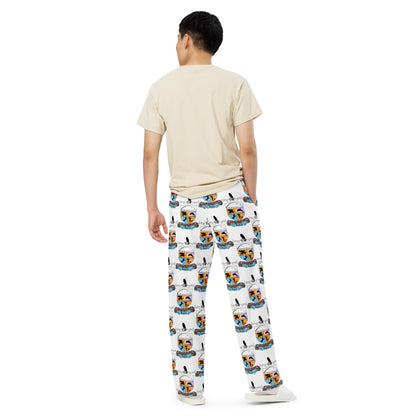 All-over print unisex wide-leg pants - Hapis Coat of Arms