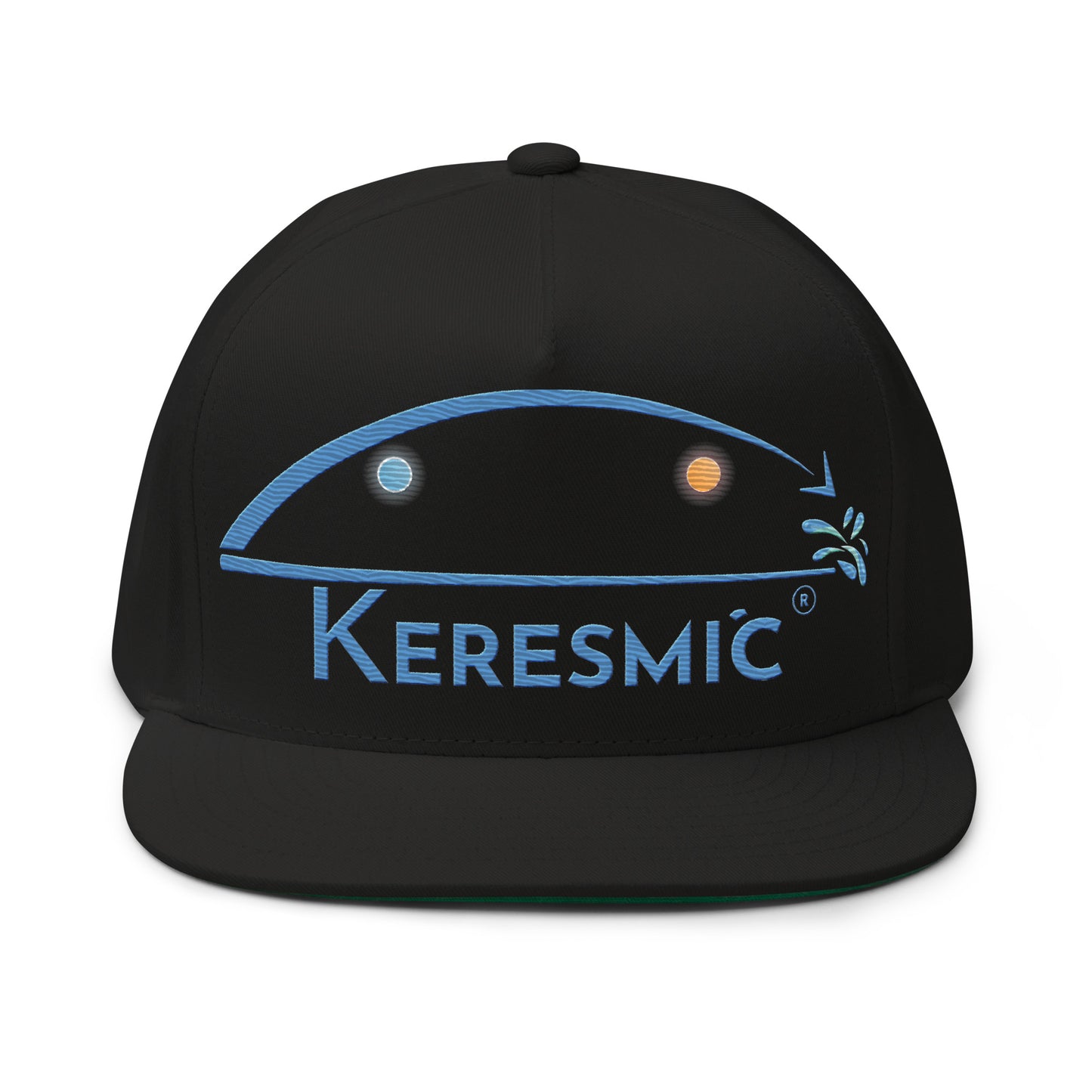 Flat Bill Cap - Blue Keresmic