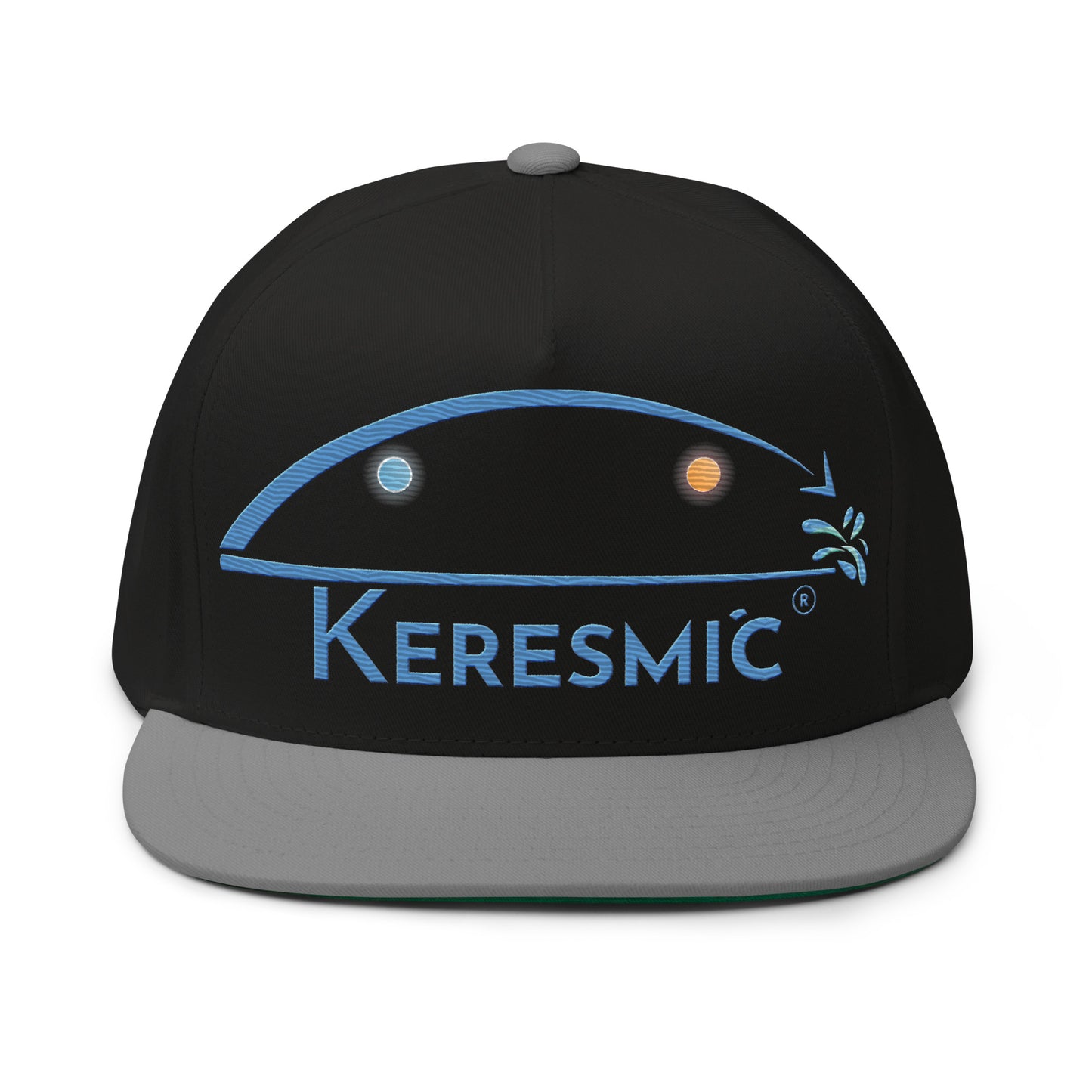 Flat Bill Cap - Blue Keresmic