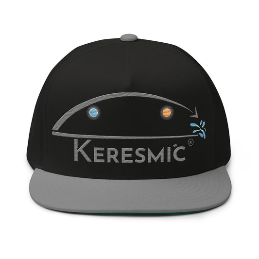 Flat Bill Cap - Grey Keresmic