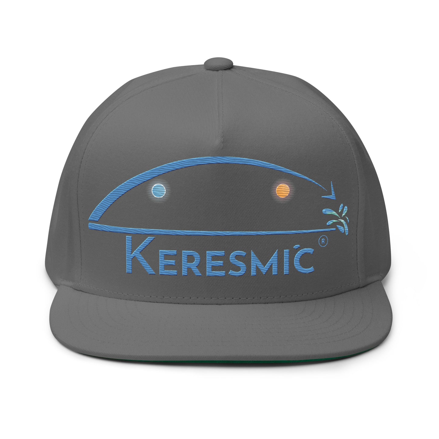 Flat Bill Cap - Blue Keresmic