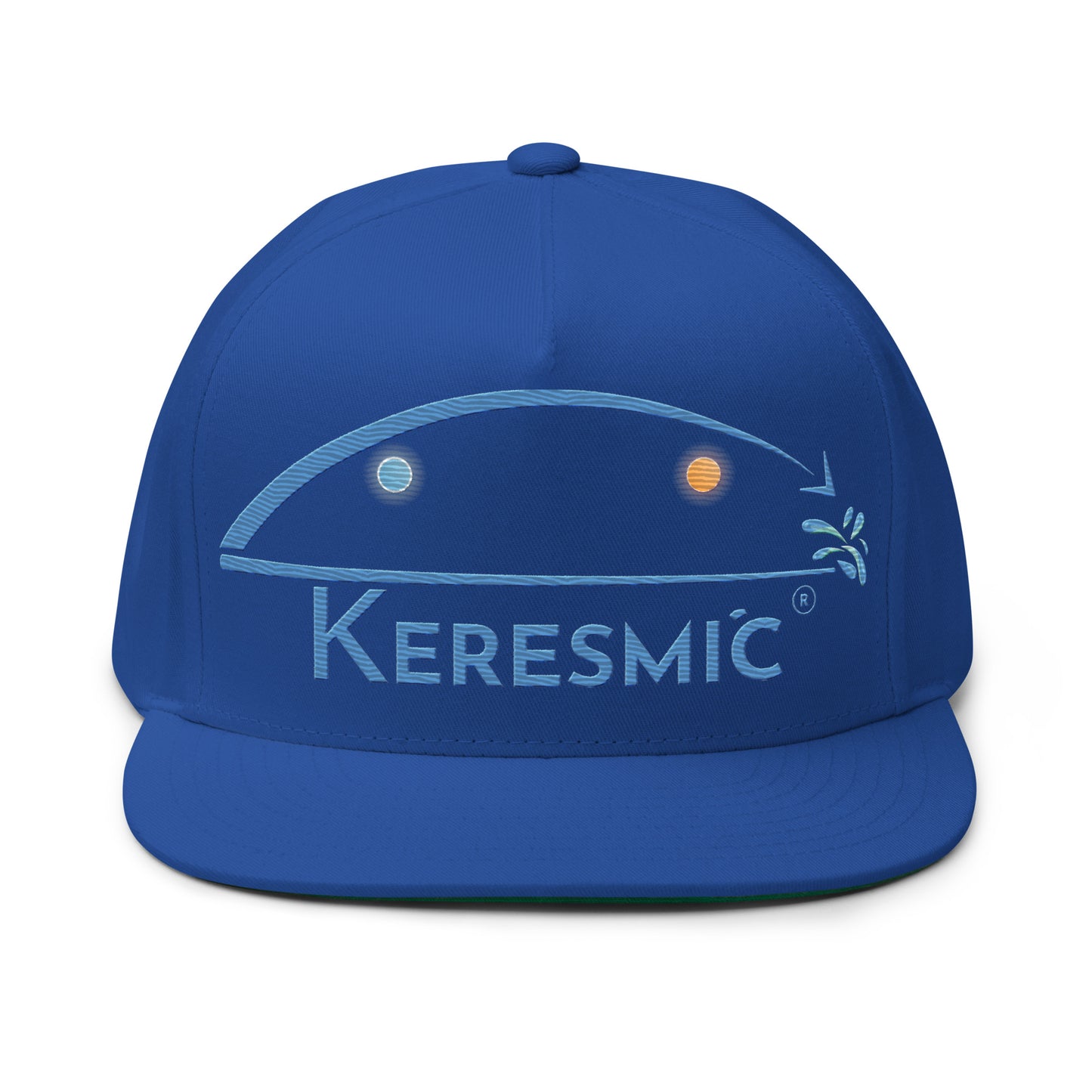 Flat Bill Cap - Blue Keresmic