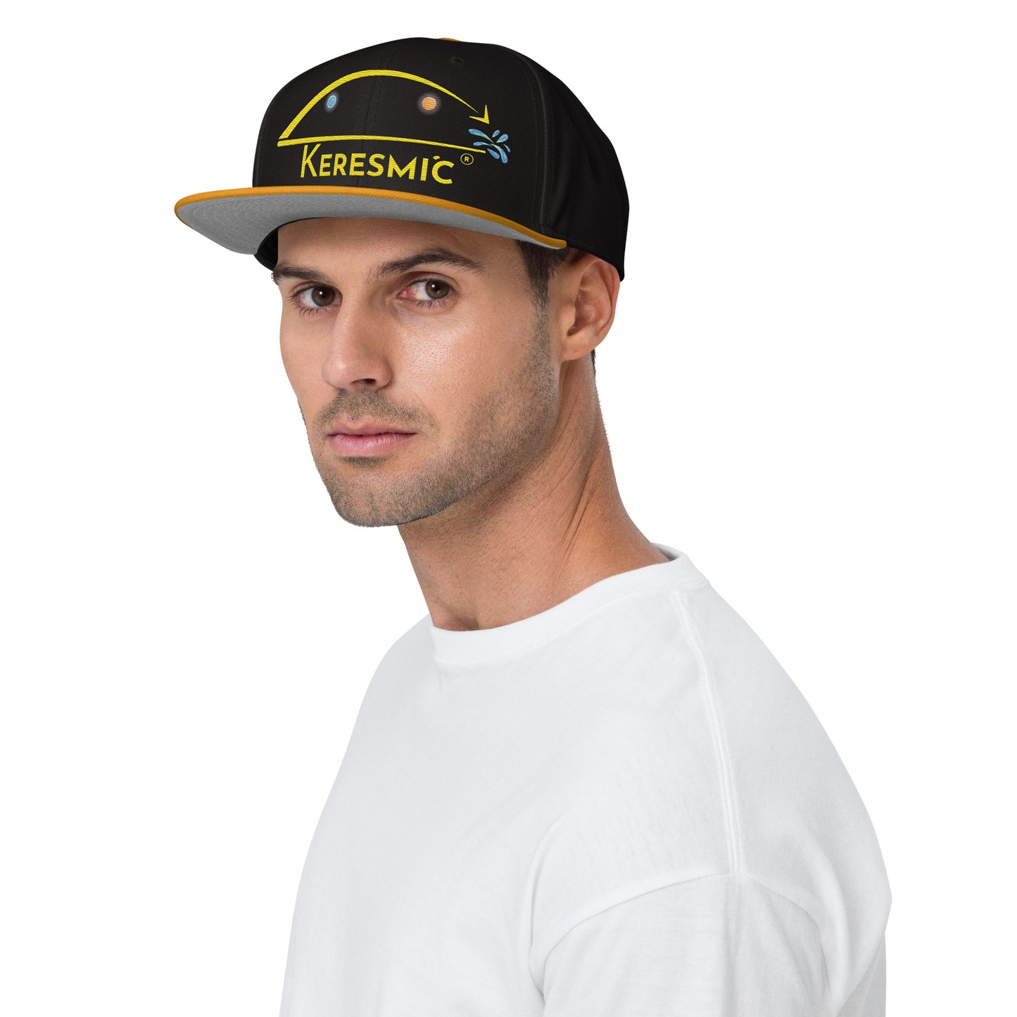 Snapback Hat - Keresmic Black, Grey, or Yellow