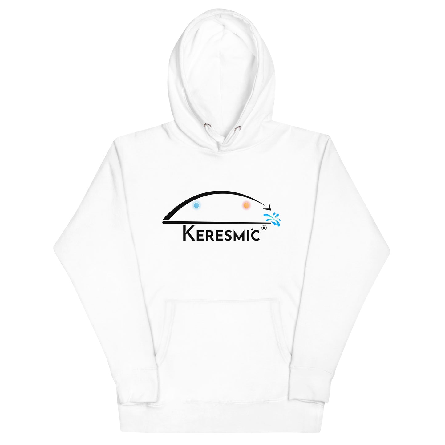 Keresmic Black - Unisex Adult Hoodie with Pouch Pocket